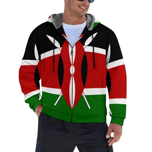 Sweats homme polaire doublé sherpa avec poche zippée veste chaude