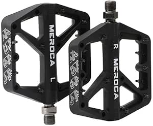 Pedals, Non-Slip Durable Light Nylon Fiber Bike Flat Pedals, 3 Bearing Pedals For 9 16 Dle Mountain Road Bikes Replacement Pedal - View #11