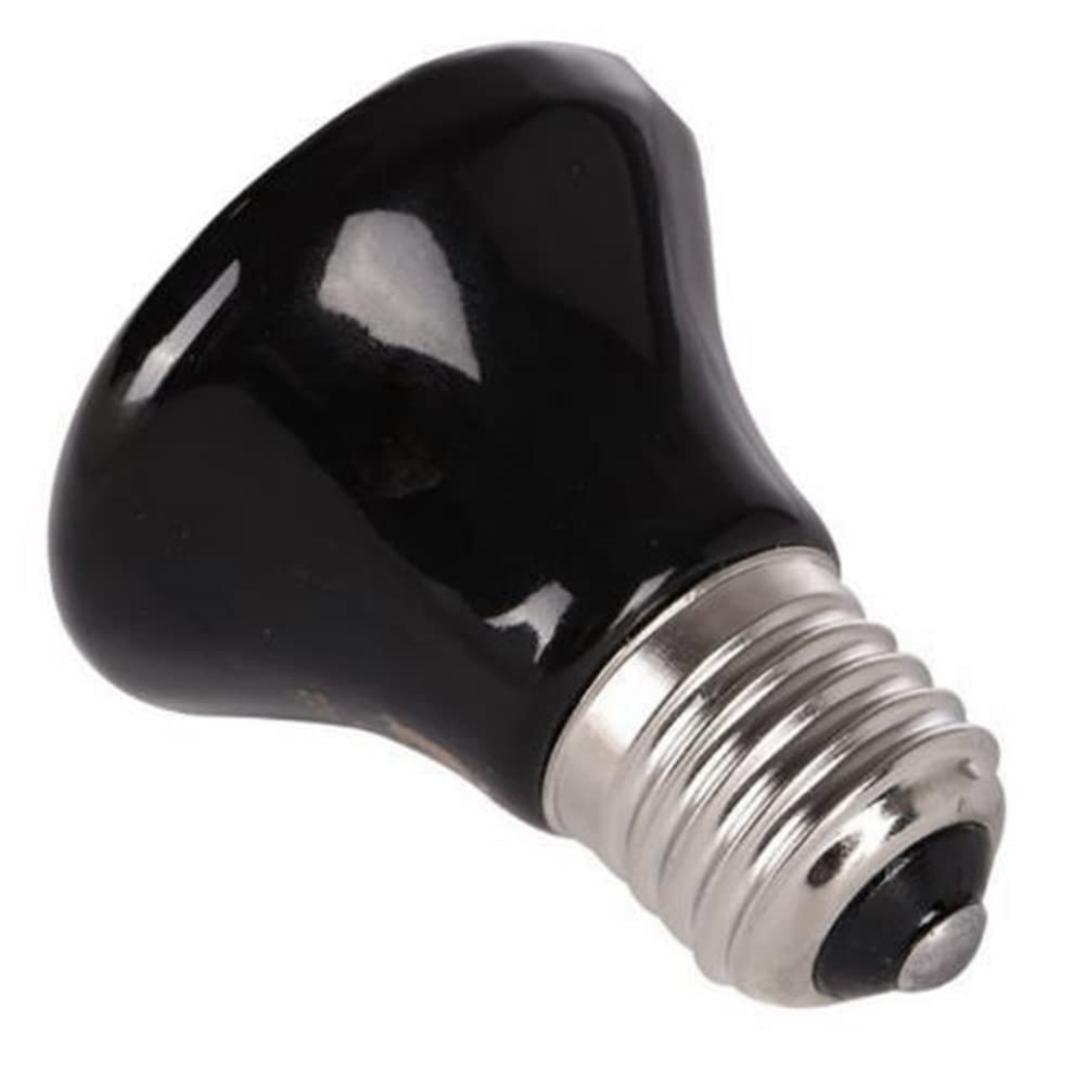 10X Heiße 75W E27 Haustier Heiz Lampe Schwarz Infrarot Keramik Emitter Wärme Glühbirne Haustier Brut Reptil Lampe 220-230V