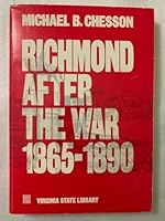Richmond After the War 1865 1890 088490086X Book Cover