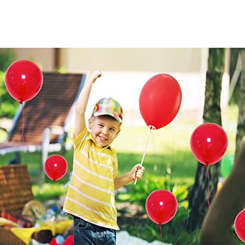 100Pack Red Balloons 12 Inch, Red Latex Balloons For Kids Party Balloons Supplies Wedding Birthday Bridal Shower Decorations. #TOP6