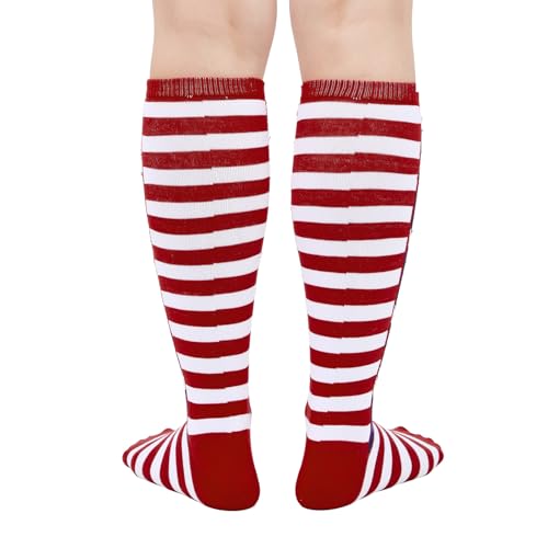Image of Women's Knee High Socks Long Athletic Thin Thigh High Stocking Outdoor Sport Casual Tube Socks Knee Socks