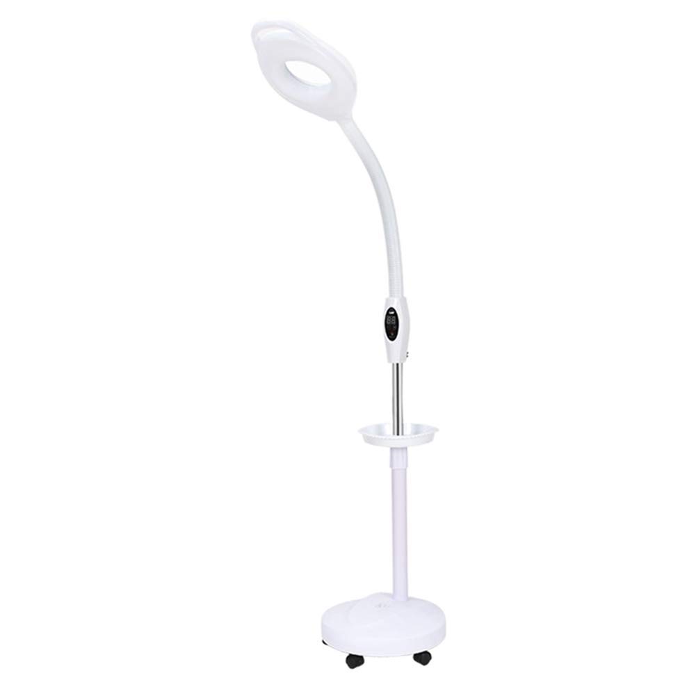 Aioneer Magnifying Glass, Led Floor Lamp, Daylight Bright Magnifier Lighted Glass 16X Lens With Stand, Flexible Height Adjustable Gooseneck Standing Cold Light For Reading Salon
