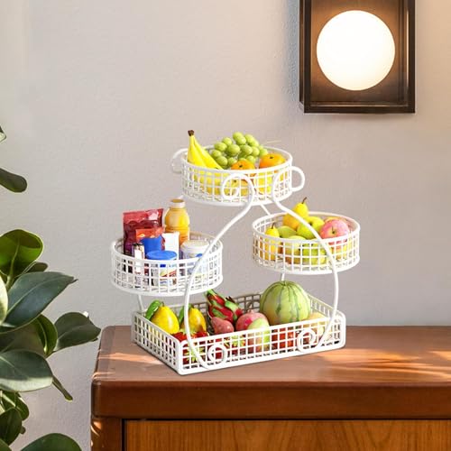 Frutero de hierro ventilado para evitar alimentos dañados 8
