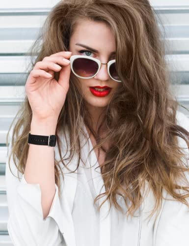 Crodi Compatible With Fitbit Versa 4/Versa 3/Sense 2/Sense Band Women Men, Engraved Fadeless Skull Pattern Print Silicone Sports Strap Solo Loop Soft Holiday Wristband Bracelet For Fitbit Versa 3 Bands, Black #TOP4