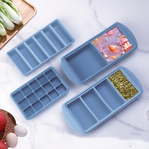 Set de Moldes de Silicona para Congelador 4 Piezas miniatura 7