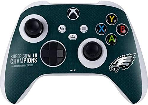 Skinit Decal Gaming Skin Compatible with Xbox Series S Controller - Officially Licensed NFL Philadelphia Eagles Retro Logo Design