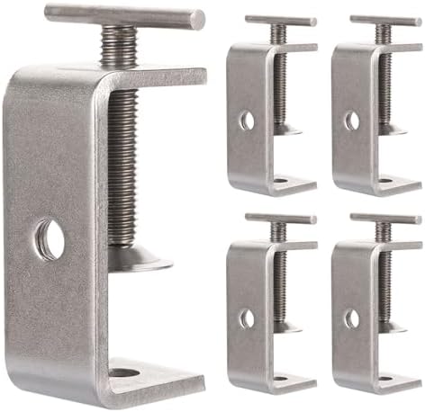 10 Stück Edelstahl C-Klemmen 304 - Schraubklemmen 0-25mm Für Heimwerker