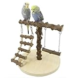 Matériaux durables : le support pour oiseaux est fabriqué en bois résistant et durable, ce qui vous permettra de durer toute une vie. Ne contient pas de fibres chimiques, il est donc sans danger pour la santé de votre animal de compagnie