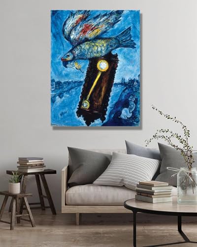 Reproductions de tableaux sur toile bleu design de 40x50cm - 3