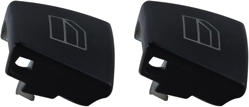 4Pcs Window Switch Button Cap Cover Replacement for Mercedes Ben, for E200, for E220, for E250, for W204 W166