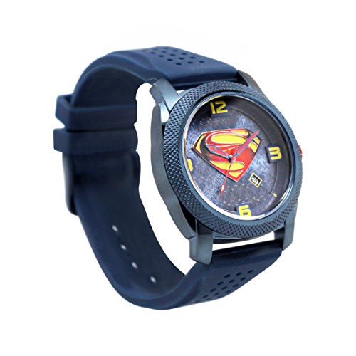 Man Of Steel"Blue" Limited Edition Collection Watch Silicon Band (Mos9034) #TOP1