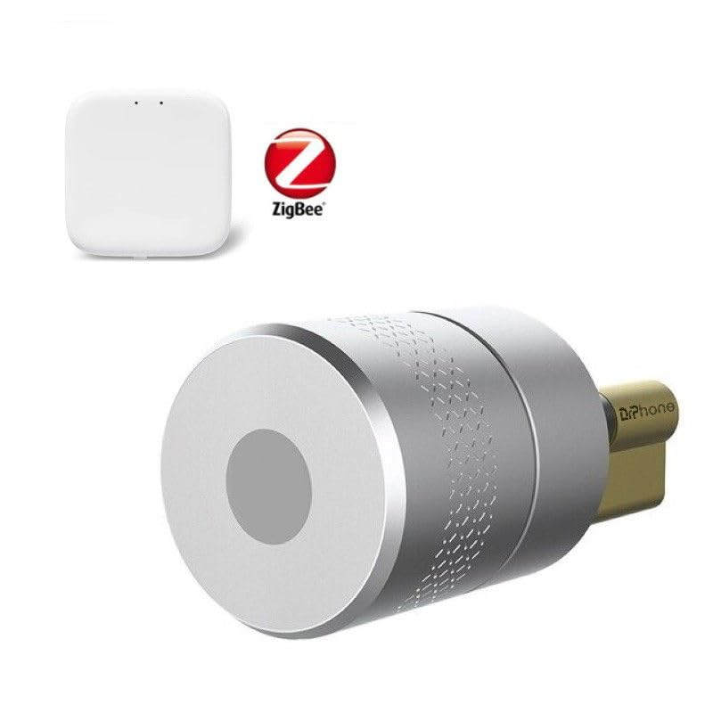 Serrure porte intelligente DrPhone ESL3 avec Smarthub1 Tuya Argent - 2