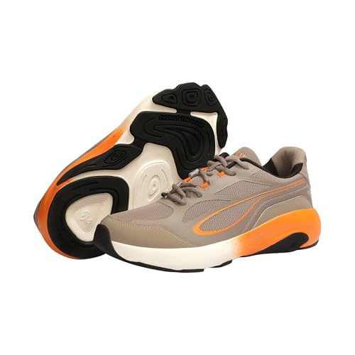 Image of Neeman's Urban Strive Sneakers for Men | Lightweight Breathable Mesh Casual Shoes with Dual Foam Cushioning & High Traction Sole | Lace Up Walking Shoes