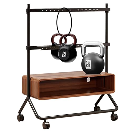 Soporte móvil para TV de 50-85 pulgadas con ruedas y altura ajustable miniatura 5