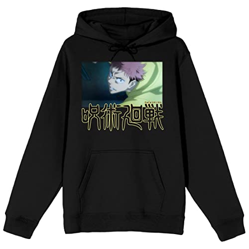 Jujutsu Kaisen Yuji Itadori Anime Screenshot Men's Black Sweatshirt