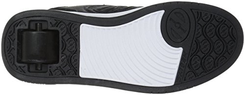 HEELYS Kids Voyager Shoes, Black Reflective/Black, 1 Little Kid US4