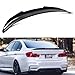 Oasiland Rear Spoiler Compatible with 2012-2018 BMW F30 3 Series & 2014-2019 F80 M3 Sedan, Carbon Fiber Pattern PSM Style Duckbill for 318i 320i 325i 328i 330i 335i 340i, Trunk High Kick Wing Lip