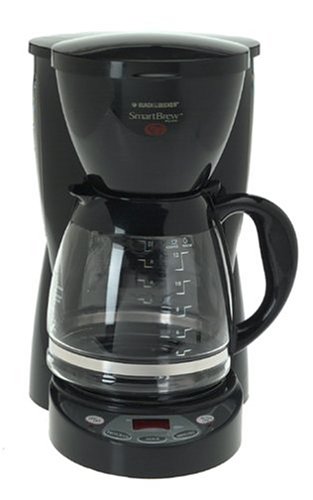 Black & Decker DCM2500B SmartBrew Coffeemaker, White