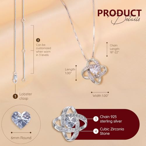 Perfect-Present-for-Daughter-from-Mom-Sterling-Silver-Heart-Pendant-with-Sentimental-Message-Card-Jewelry-Gift-for-Daughters-Birthday-Graduation-Christmas-Elegant-Ready-to-Gift-Box