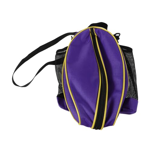 Sosoport Basketball Bag Oxford Fabric Large Compartment Comfortable Single Shoulder Side Pockets Rugby Football Softball Catchers Gear