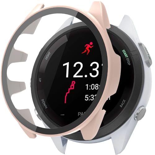 FINON for Garmin Forerunner 265s �p �P�[�X �K���X�t�B������̌^ �y�� �ȈՒE�� �V���v�� (�s���N)