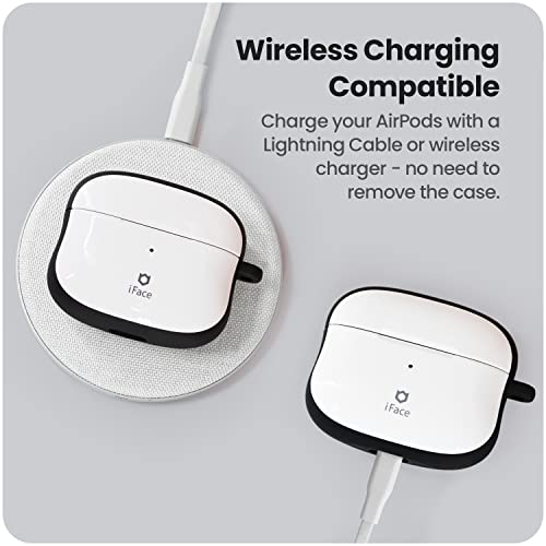 Iface First Class For Airpods Pro – Cute Shockproof Hybrid Dual Layer [Hard Cover + Bumper] Keychain Protective Case [Drop Tested] – White #TOP4