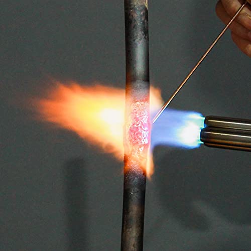 Bluefire Triple Flame Barrel Turbo Torch Head High Output 25590 Btu Heavy Duty Gas Welding Nozzle Fuel By Mapp Map Pro Propane Brazing Soldering Large Dia Pipes Flamethrower #TOP7
