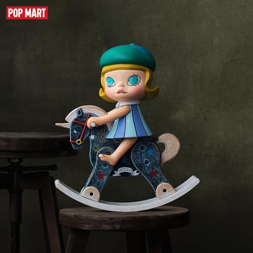 POP MART Molly Anniversary Statues Classical Retro Blind Box Figures, Random Design Toys for Modern Home Decor, Collectible Toy Set for Desk Accessories, 1PC
