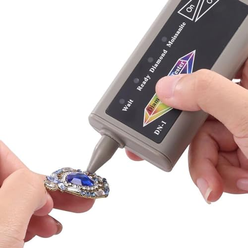 HIEPOCK1 pcs Diamond and Moissanite Tester, High Accuracy Jewelry Diamond Tester Pen, for Non-Diamond, Synthetic Moissanite or Genuine Diamond Testing, Practical Jewellery, Diamond Selector - Thumbnail 4