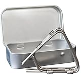 KALUGII スタッキング U.L. コーヒードリッパー アウトドア 軽量 15g チタン 特許出願中 1～4杯用 組立て2秒 登山 UL ギア キャンプ 日本製 コンパクト (メタルケース付き)