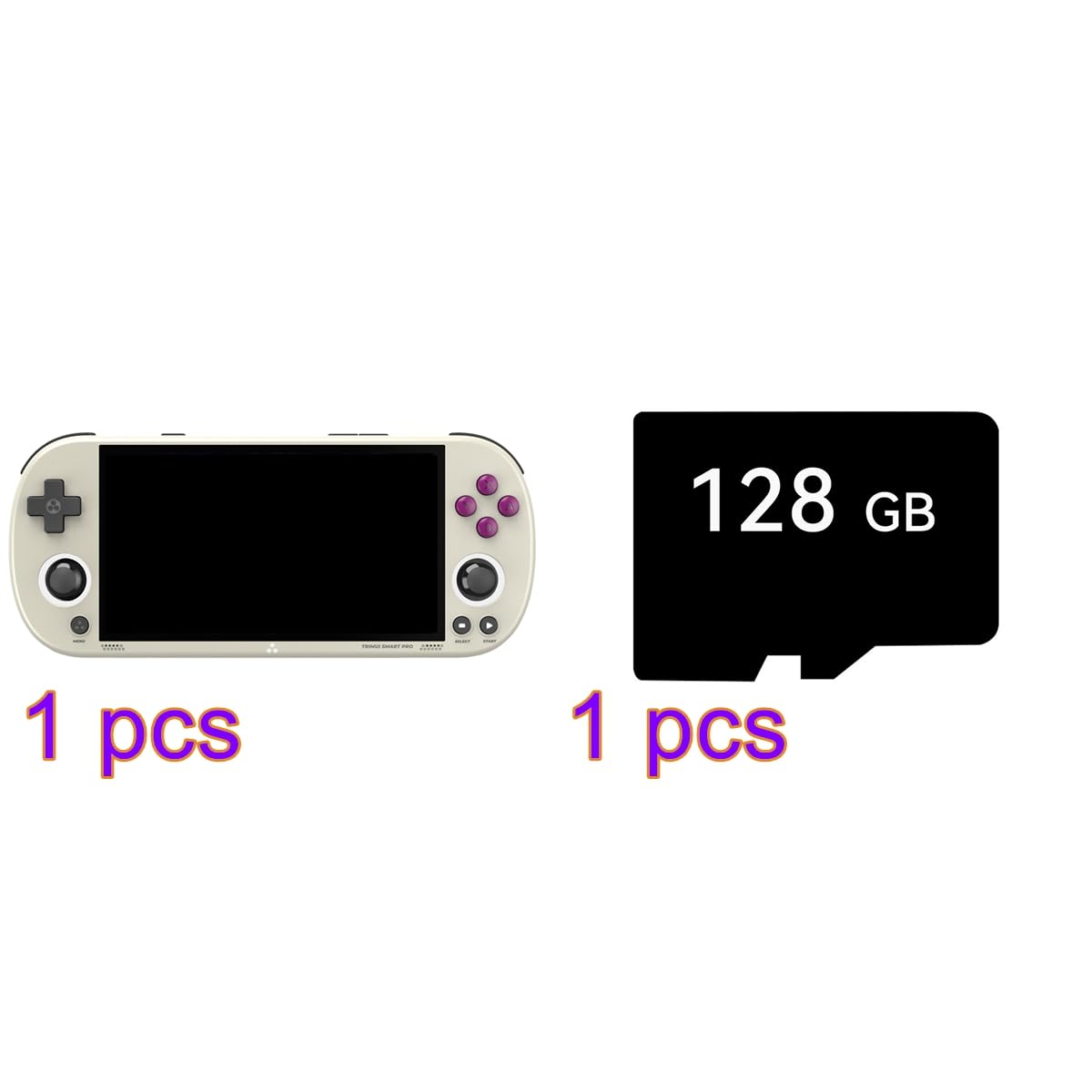 WANENGEDIY TRI SMART PRO - Console da gioco portatile retrò 4,96 pollici, schermo IPS Linux System Allwinner A133P Processor Retro Arcade videogiochi, regalo per ragazzi e adulti