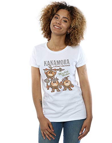 Disney Women's Moana Kakamora Mischief Maker T-Shirt White Large