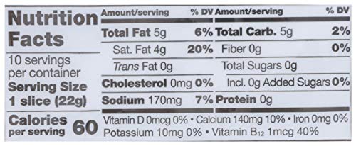 Daiya, Provolone Style Slices, 7.8 Oz #TOP5