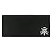 Beauty Salon Mat, 7.9" x17.5" Black Flexible PVC Nonslip Mat for Clippers, Salon Styling Station Work Station Salon Tools Barber Shop Demand