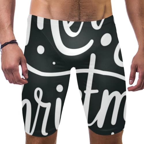 Traje de baño para hombre de entrenamiento de carreras largo estilo deportivo natación