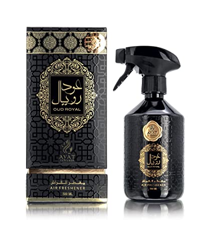 AYAT PERFUMES - Vaporisateur de Parfum Maison et Intérieur - Senteurs Orientales - 500 mL- Oud Royal Cover