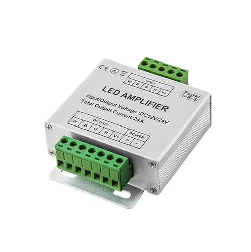 RGBW light strip signal 12-24V amplifier 24A suitable for RGBW light strip power amplification and synchronous conversion