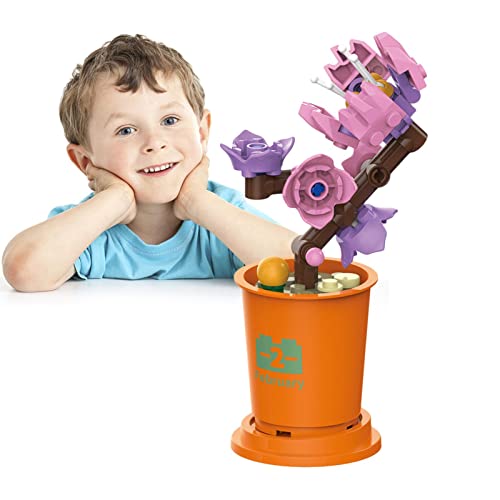 Flower Bouquet Building Sets | Artificial Flowers Bouquet Building Blocks Set | DIY Unique Decoratio