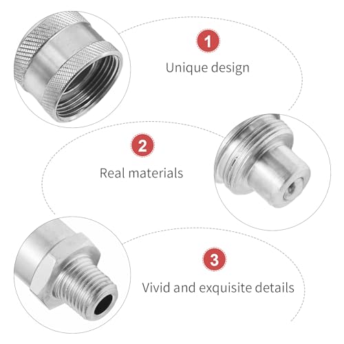 Image of Ball Face Mount Fitting 1 /4 inch NPT With 2 Dust Caps A-630 10,000 PSI High Pressure High Flow Connect and Disconnect Hydraulic Quick Couplings