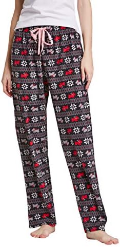 CYZ Women's Fleece Sleep Pajama Pant, Star, Womens Size: X-Large