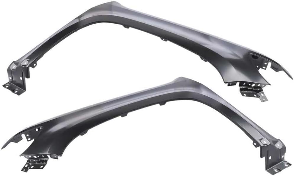 Front Left Right Side Fender Steel Primed 2-Piece Compatible With Automotive Motorcycle Parts Pickup 4-Door 2015 2016 2017 2018 2019 2020 2021 2022 Compatible with Part Number 23373629 23354494