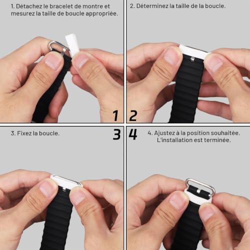 Gosknor 6pcs Passant Bracelet Montre, 14mm 16mm 18mm Attache – vue 5