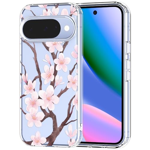 Coque Google Pixel 10 Antichoc Dos Rigide Anti-Jaunissement Fleur de Cerisier