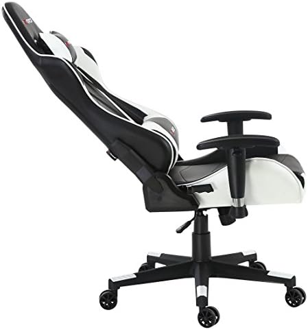GTFORCE PRO FX RECLINING SPORTS RACING GAMING OFFICE DESK PC CAR FAUX LEATHER CHAIR (White)