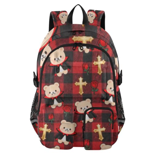 Mochilas escolares góticas de oso para regalar en el regreso a clases