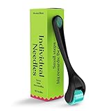 Derma Roller 192 Individual Real Stainless Steel by MOOKARDILANE Microneedling Home Use Black