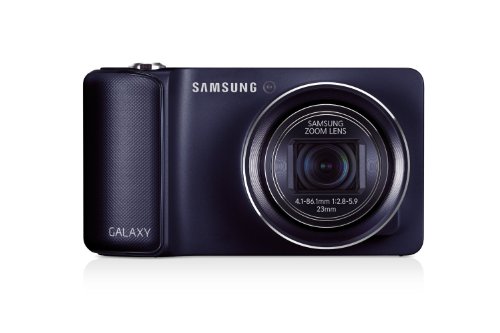 Samsung Galaxy EK-GC100 Camera 16 Megapixel 21x Optical Zoom, Android 4.1 Jelly Bean OS, 4.8-Inch HD Touch LCD Black (Renewed)