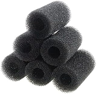 AQUANEAT 6-Pack Pre-Filter Sponge for Aquarium Shrimp Fry Fish Tank Filter 0.8” Intake, Replacement Foam Cover