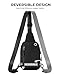 CHOLISS Small Crossbody Bags for Women and Men, Sling Backpack Travel Bag Nylon
